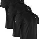 NELEUS Men's Dry Fit Mesh Athletic Shirts, Pack 3