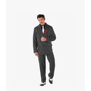 Morph 1920s Mens Gangster Costume, Roaring 20s Mobster Outfit for Men, Vintage Style Party Attire Size Standard