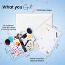 2 x 3D Popup Graduation Congrats Card - Class of Congrats Grad 2025 Greeting Card - Musical Lights Up Popup Cards - Congratulation Graduation Gift for 2025 - Blank Note Card & Envelope Included