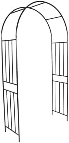 frperce Metal Garden Arch 7.2ft High Wide Garden Arbor for Various Climbing Plant Outdoor Garden Archway Arbor Trellis for Lawn Wedding Party Decoration Ceremony