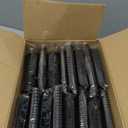 KIRE 400PCS Black Plastic Spoons and Forks Disposable - Black Plastic Silverware Set Disposable Cutlery - 200 Forks, 200 Spoons for Party/Wedding/Graduation