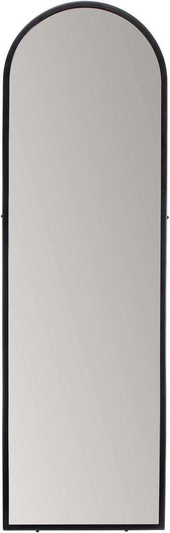 Habitat Decor 60-in by 18-in Aria Black Arched Mirror