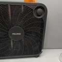 PELONIS 20 Inch Box Fan for Bedroom 3 Speeds, 25ft/s, Floor Fan, Window Fan, Table Fan, Desktop Fan with Superior Air Throw (2295 CFM), Lightweight, 5 Blades, suitable for Office, Living Room, Garage