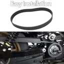 Primary Drive Belt BDL-30853-ST 8mm 1 1/2" 132 Tooth Compatible with Harley-Davidson Electra Glide FLH 1965-1978, Low Rider FXS 1977-1978 w/ 61-41 62-39 62-40 Rear Front Pulley BDL-30853 ST