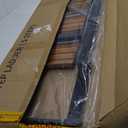 HillhutApex 5 Step Foldable Aluminum Step Ladder with Handgrip, Anti-Slip Pedal, 330 lbs Capacity, Lightweight & Portable for Home, Kitchen, Office, Garage (Black Woodgrain)