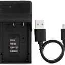 Norifon D-LI8 USB Charger for Pentax Optio A10, A20, A30, Optio S4i, S5i, S7, SV Camera and More