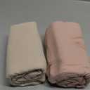 GLLQUEN BABY Muslin Swaddle Blankets for Girls, 2-Pack Organic Baby Blankets for Girl Boy, Newborn Receiving Blanket, Baby Swaddle Blanket Unisex, Baby Essentials, Registry & Gift, 40 x 38 inches (Pink & Light Gray)