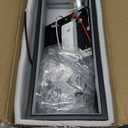 Modern LED Ceiling Lights for Bedroom 26" Dimmable Square Ceiling Lights for Living Room with Remote Control Black Bedroom Light Fixture for Kitchen,Bathroom,Balcony (Black 4 Rings)