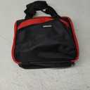 Impact Wrench Case Compatible with Milwaukee 2967-20/ Dewalt DCF900B/DCF891B/DCF961B/DCF899B Impact Wrench Kit,Tool Bag Compatible with Milwaukee Impact Battery and Charger,Bag Only (Black red)