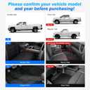 Cartist Floor Mats for 2014-2018 Chevy Silverado/GMC Sierra 1500, 2015-2019 Silverado 2500HD 3500 HD Double Cab, All Weather Floor Liners for Silverado Accessories, Heavy Duty TPE Car Mats