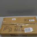 Metal Raised Dog Bowl, 10" Tall Elevate Dog Feeder Stand with 2 Stainless Steel 42oz Bowls & 16x24 Non-Slip Mat  Stronger Dogs Food & Water Bowl Stand (Black)