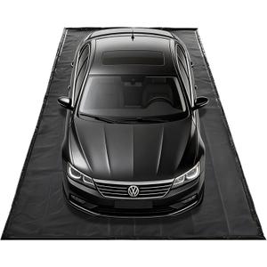 8'6" X 20' Garage Floor Mats for Under Car, Waterproof Garage Floor Containment Mat, Oil-Proof Car Mat for Garage Floor, Non-Slip Design, Car Garage Floor Mats Fits Mpv, Large Suvs, Pickup Truck