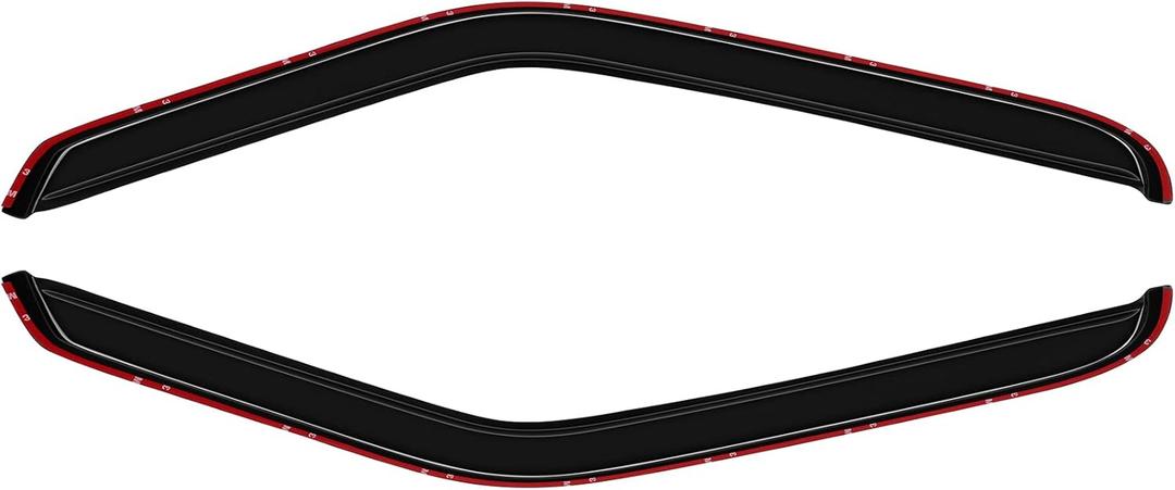 SCITOO Window Visors Rain Guards Compatible with 1993-2011 for Ford for Ranger Outside Mount Window Wind Deflectors 2pcs