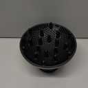 Universal Hair Diffuser Adaptable Hair Dryer Attachment for Blow Dryer Nozzles from 1.7 to 2.2 inch Diameter (Black)