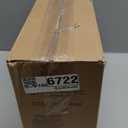 3-Light Bathroom Vanity Light Fixture, Brushed Nickel Compact Vanity Light with White Frosted Glass Shades for Mirror, Bathroom, Living Room, Modern Style, E26 Base, 16 Inch