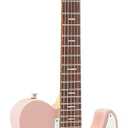 Pacifica SC Standard Plus Electric Guitar with Rosewood Fingerboard, Ash Pink with Gig Case, Pink