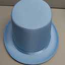 Nicky Bigs Novelties Adult Satin Top Hat Magician Gentleman Roaring 20s Tuxedo Formal Costume (Blue)