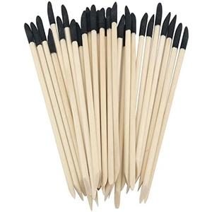 Sanding Sticks DGBRSM 30pcs Black 37mm Matchsticks Double-Side Slanted Sanding Twigs Fine Detailing Sanding Sticks for Plastic Models Wood Hobby
