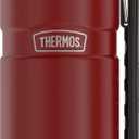 THERMOS Stainless King Vacuum-Insulated Beverage Bottle, 40 Ounce, Rustic Red