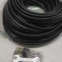 Sewer Jetter Kit for Pressure Washer 5800 PSI Drain Cleaner Hose 1/4 Female NPT,Button Nose,Pressure Washer Adapter,Button Hose Sewer Jetting Nozzle Pearl Corsage Pin Waterproof Tape with 2 Spanner