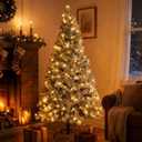 Dazzle Bright 6 FT Smart RGB Pre-Lit Christmas Tree with Remote & APP