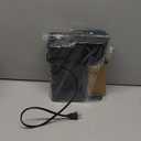 Mini Hot and Iced Coffee Maker Single Serve, for K Cup and Ground, 6 to 14 Oz Brew Sizes, with Recipe Book, for Home, Travel, RV, Office and Dorm, Classic Black (2.0 Version)