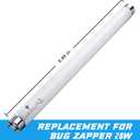 Bluex Bulbs 4 Pack Bug Zapper Replacement Lamp Bulb Light Tube 10W for 20W Electronic Bug Zapper T8 Fluorescent Light Tube Replacement Bulb for Bug Zapper