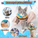 Grand Line Donut Inflatable Collar for Dogs and Cats, Soft Recovery Dog Cone After Surgery, Protective Pet Neck Cone for Small, Medium, Large Dogs, Not Block Vision (Blue, S) 