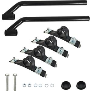 8591000 Fender Mounting Bracket Mount Kit Fit for 19.5"-24.5" Dual Dump Flatbed Rear Wheels Semi Trailers Trucks 8590195 8590245 Poly Fender
