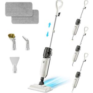 Steam Mop, Multi-Purpose Steam Cleaner for Home Steamer for Floor Cleaning, Floor Steamer Cleaner for Deep Cleaning with Handheld Steamer Mops Accessories, Pet Steam Mop Cleaner for Hardwood, Tile