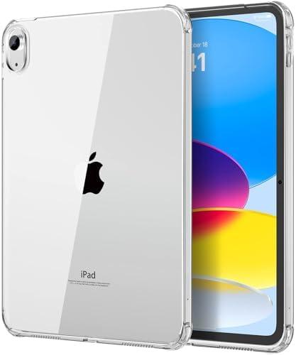 MoKo Clear Case for iPad (A16) 11th Generation 2025 11-inch/10th Generation 2022 10.9 inch, Lightweight Soft TPU, Anti-Scratch Ultra Slim Protective Tablet Cover, Shockproof Impact Resistant, Clear