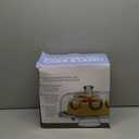 HBlife Cake Stand with Acrylic Dome Cover (12.2"), Multifunctional Serving Cookie Platter Punch Bowl and Cake Plate for Dessert Table Display for Parties (6 Uses)