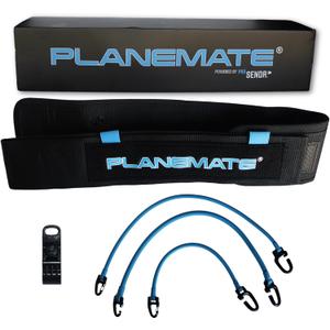 The PlaneMate by ProSENDR | Golf Swing Training Aid | Belt Plus 3 Interchangeable Resistance Bands and Shaft Clamp | Shallow Your Swing