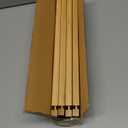 BAMEOS Drawer Divider,Expandable Bamboo Separators Adjustable Utensil Knife Fork Tool Kitchen Organizer, Clothes Fabric Drawer Organizer In Bathroom Bedroom Office, Cabinet Dresser Organizer 4-pack (2''H, 13.3''-19''L, Natural)