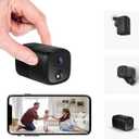 2K Security Camera Indoor Wireless with 5200mAh Larger Battery, Mini Security Camera for Home Security, HD Portable Camera WiFi, 160 Wide View, Smart Motion Detection, 33ft Night Vision