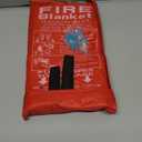 Emergency Fire Blanket for Kitchen, Home, Car, Grilling, Bonfire, 39x39 inches, Fiberglass Fabric with Pull Tapes, Fire Suppresion, Reusable, Fire Extinguisher Blanket, Heat Resistant