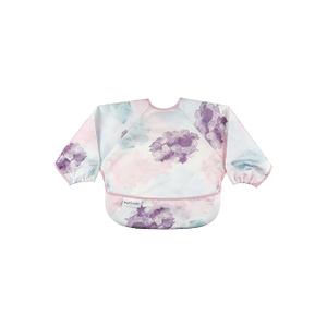 Tiny Twinkle Mess Proof Baby Bib,Waterproof Smock Baby Bib for Eating,Machine Washable Long Sleeve Bib,Baby Led Weaning,Toddler Bib,BLW Supplies(Boho Rainbow, Small 6-24 Months)
