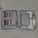 Katech Crochet Hooks Kit with Case, 85-Piece Crochet Hooks Set, Ergonomic Crochet Hook Crochet Needles Weave Yarn Kits DIY Hand Knitting Art Tools for Beginners and Experienced Lovers (Cats Pattern)