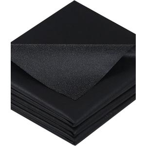 PLANTIONAL Black Iron-On Non-Woven Fusible Interfacing: 39 x 72 inch Medium Weight Non-Woven Interfacing Iron On Polyester Single-Sided Interfacing for DIY Crafts Supplies