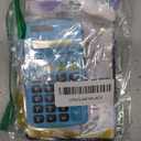 Calculator Blue, Basic Small Solar and Battery Operated, Large Display Four Function, Auto Powered Handheld Calculator School and Kids, 1 PK by Enday