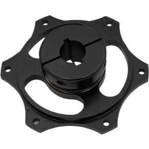 Go Kart Sprocket Carrier Racing Parts 30mm 40mm 50mm, Anodized Aluminum Kart Sprocket hub (Black, 50mm)