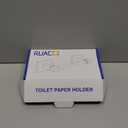 Ruacq Toilet Paper Holder Matte Black Double Post Pivoting Square Tissue Holders Roll Holder Hangers Toilet Paper Modern Wall Mounted, Commercial Bathroom Toilet Paper Roll Holder