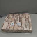 10PCS 3D Wall Panels Peel and Stick 3D Brick Wallpaper Peel and Stick Faux Stone Wall Panel Foam Brick Self-Adhesive Wallpaper (Rock,10pcs)