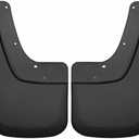 Husky Liners Mud Guards | Rear Mud Guards - Black | 57891 | Fits 2014-2018 GMC Sierra 1500, 2019 GMC Sierra 1500 Limited, 2015-2019 GMC Sierra 2500/3500 HD w/ Single Rear Wheels 2 Pcs