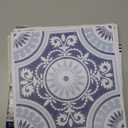 FloorPops 12-in by 12-in Blue Ezra Vinyl Peel & Stick Floor Tiles (10 Tiles), (10 sq.ft./Carton)