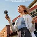 Aecooly Portable Handheld Turbo Fan [16H Max Cooling Time], 5 Speeds USB Rechargeable Mini Personal Battery Operated Small Pocket Cooling Fan GIfts for Women, Travel, Home, Office, Beach, Lash -Black