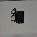 AI Smart Bluetooth Glasses, Bluetooth 5.4, Open-Ear Translation Sunglasses with 144 Languages & Accents, Polarized UV400 Lenses for Daily Travel Business Outdoor Sports (Black Frame Transpraent Lens)