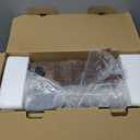 Bluetooth Vinyl Record Player,3-Speed Turntable with Stereo Speakers Vintage Phonograph Record Player, with RCA Line Out AUX in Headphone Jack Coffee Wood