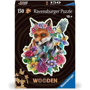 Ravensburger Colorful Fox 150 Piece Wooden Jigsaw Puzzle - 17512 - for Adults and Kids for Age 10 Years Up