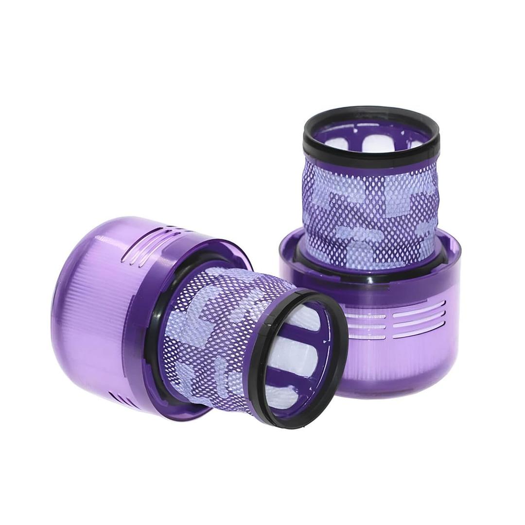 2 Pack V11 And V15 HEPA Filter Compatible for Select Dyson V11 (SV14, SV15, SV17, SV28) and V15 (SV22, SV47) Cordless Vacuum Cleaners Replacement Part For Dyson Part Number: 970013-02.